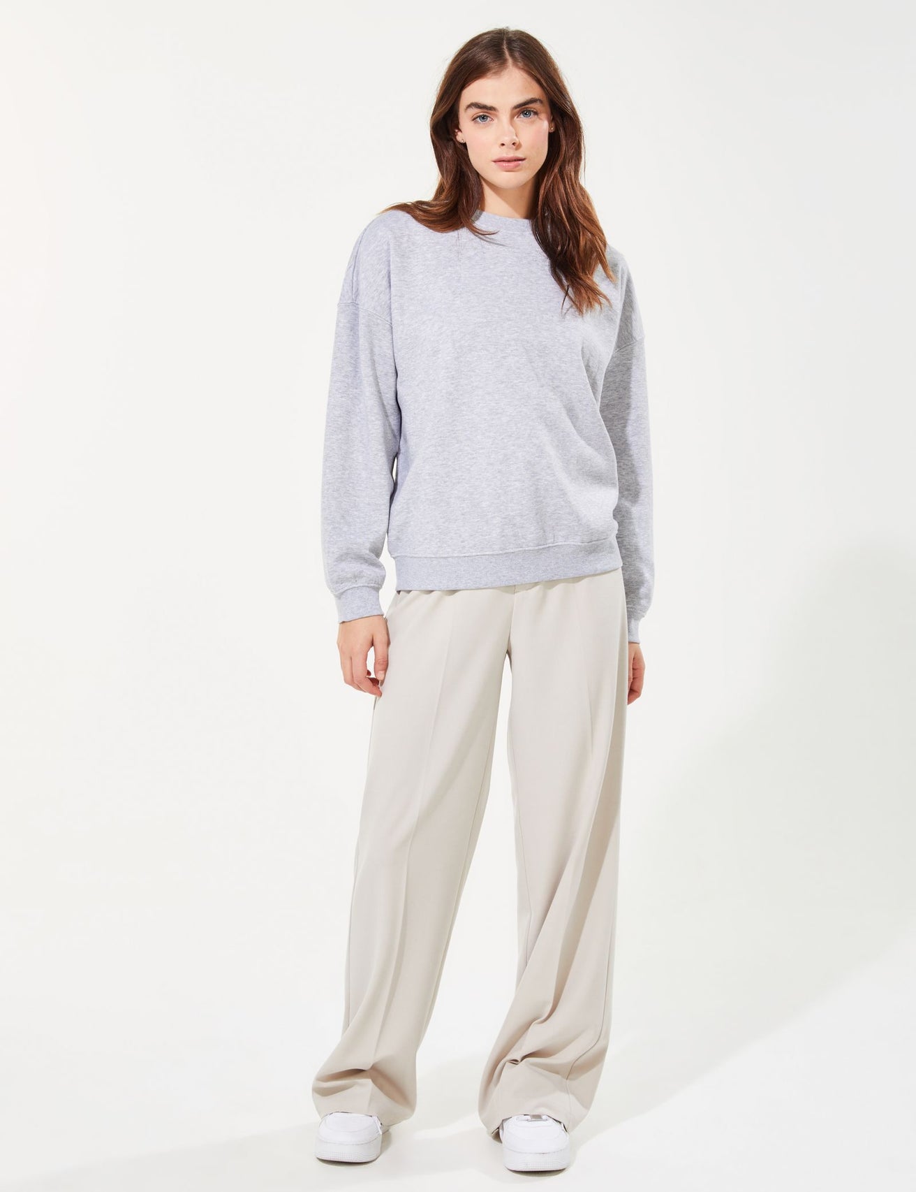 Pantalon palazzo beige - Image 1