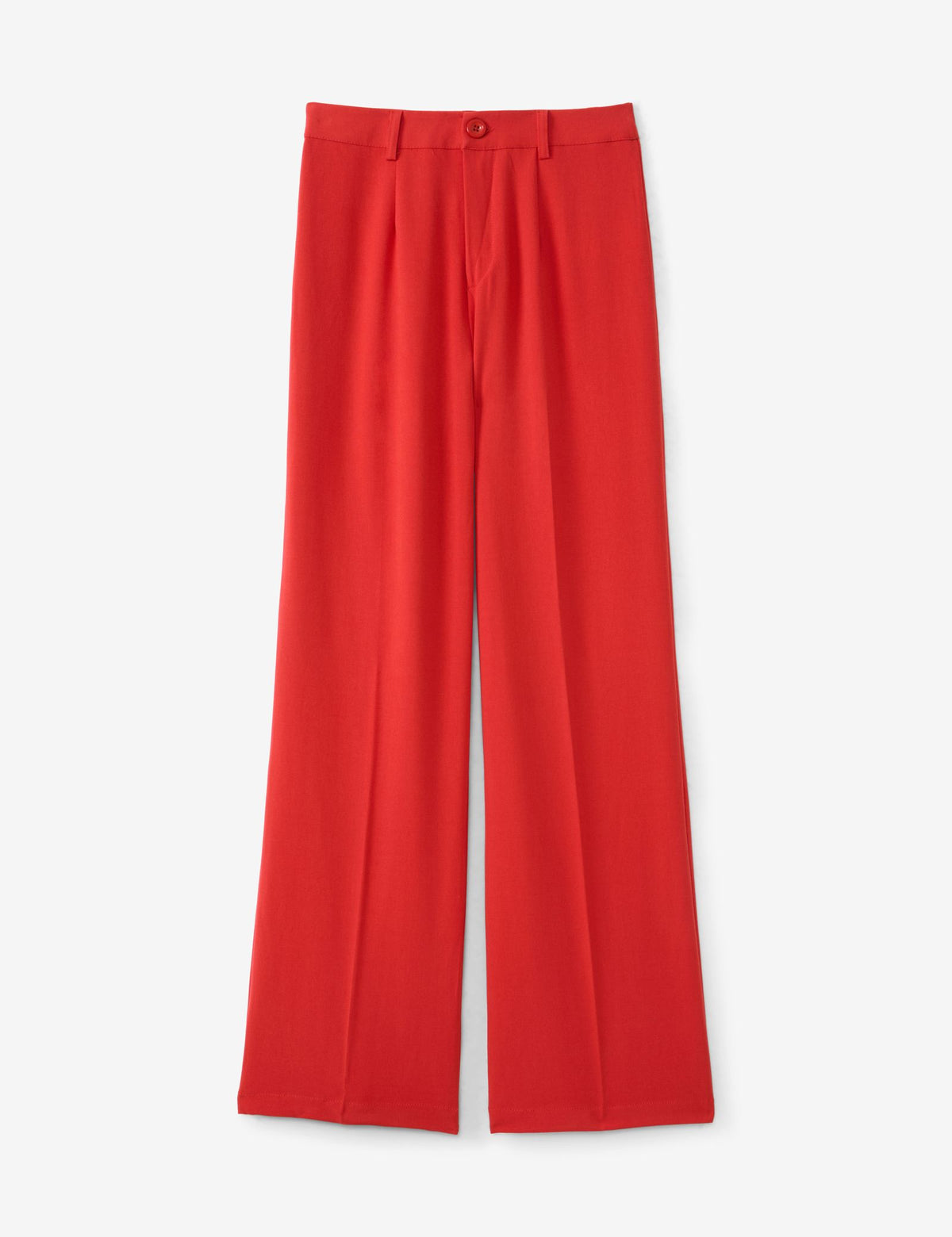 Pantalon palazzo rouge vif