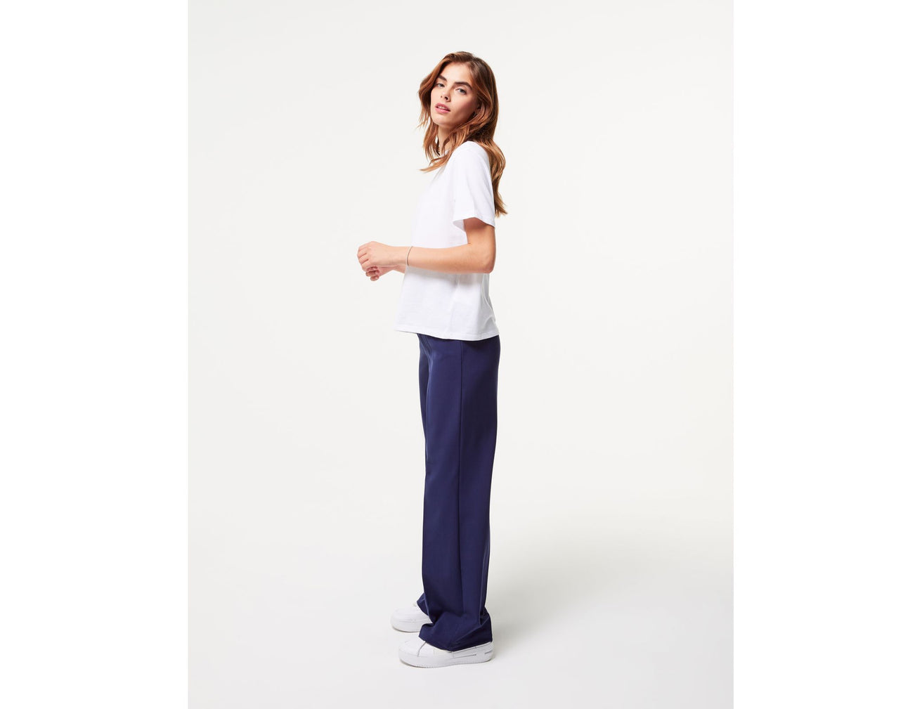 Pantalon palazzo bleu marine - Image 3