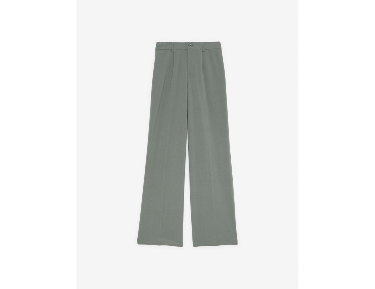 Pantalon palazzo vert kaki - Image 6