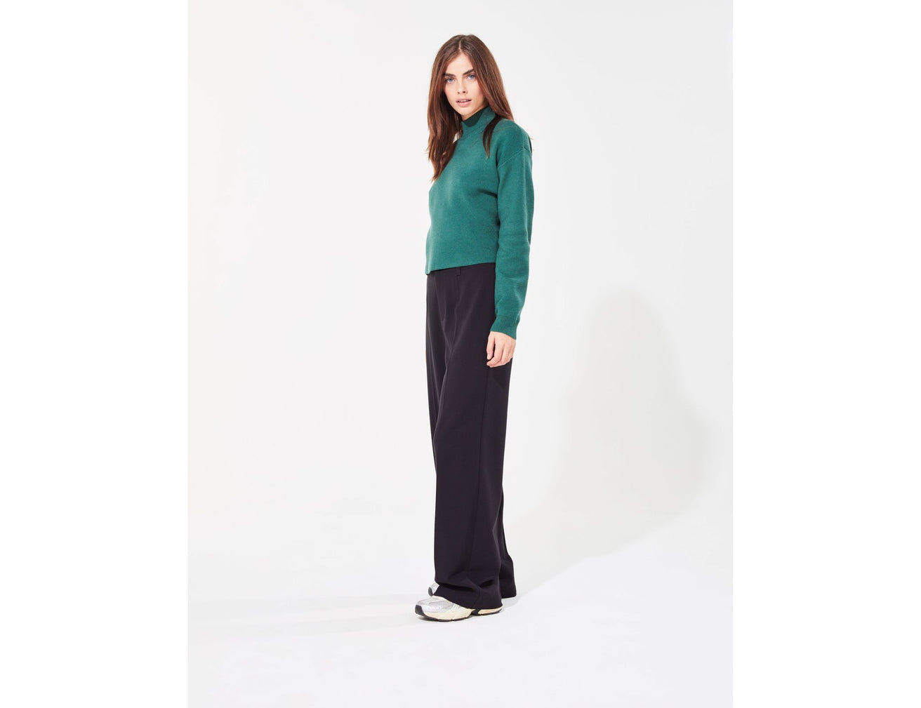 Pantalon palazzo noir - Image 2