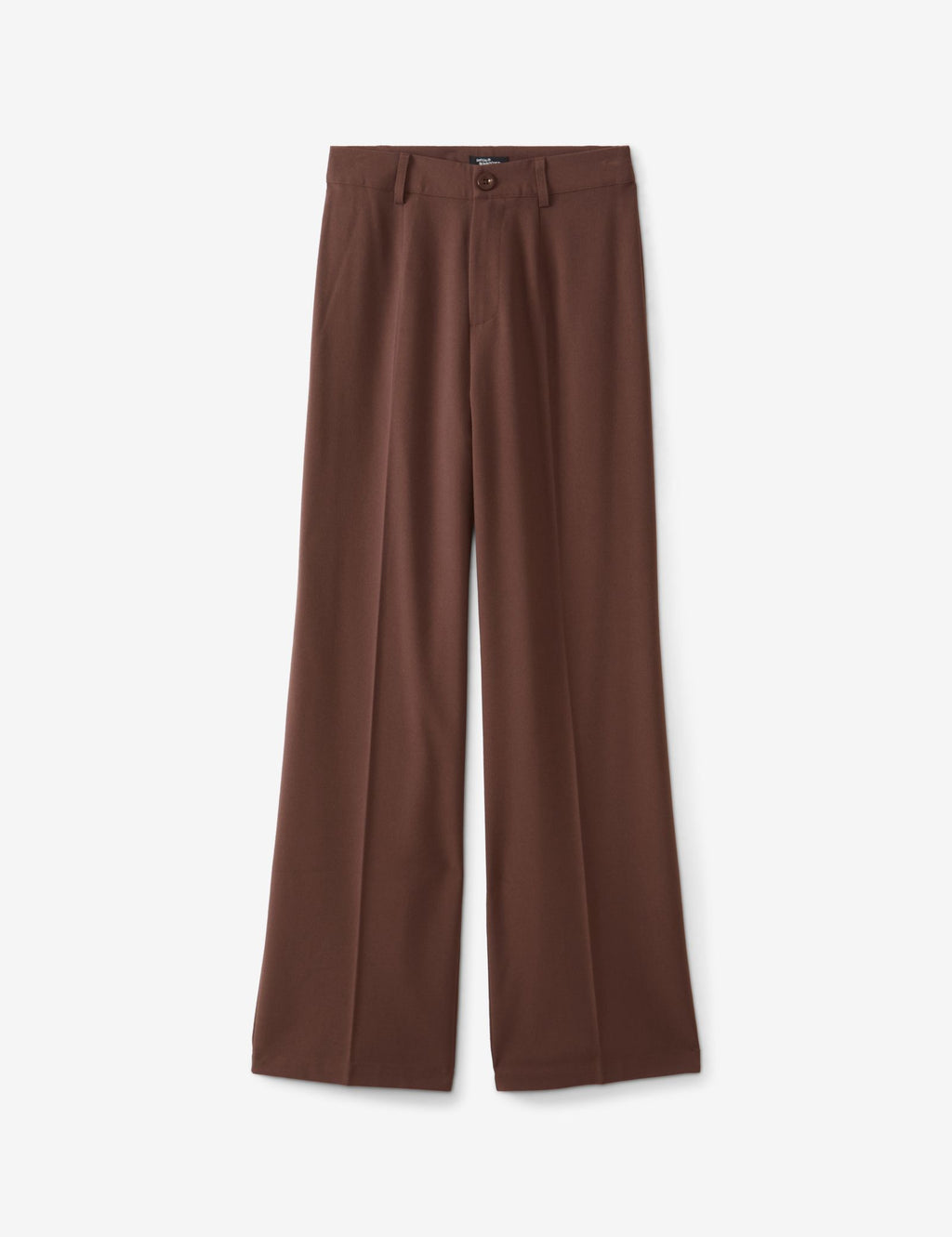 Pantalon palazzo marron foncé