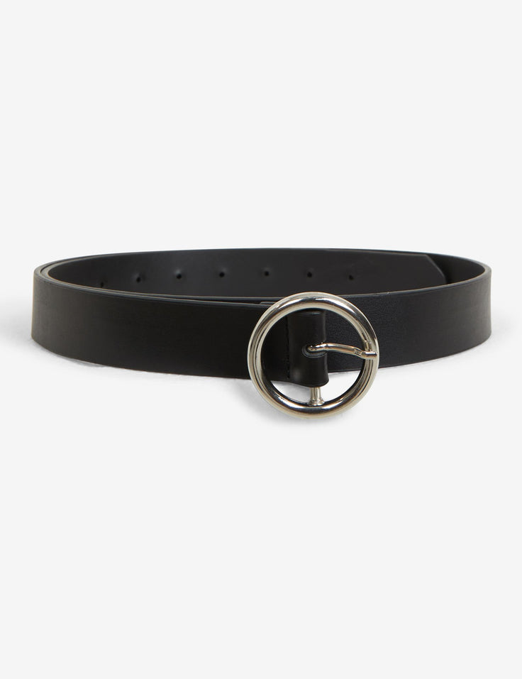 Ceinture matière enduite noire