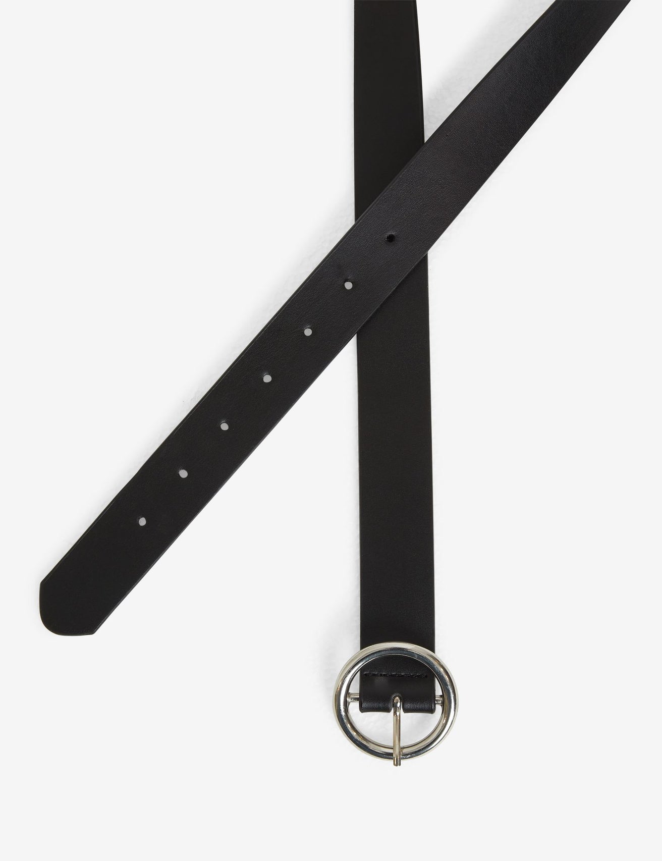 Ceinture matière enduite noire - Image 1