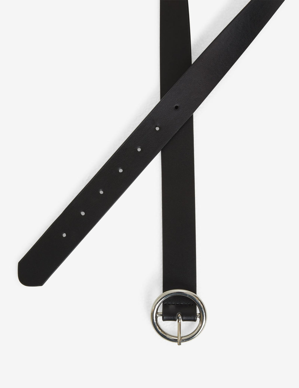 Ceinture matière enduite noire