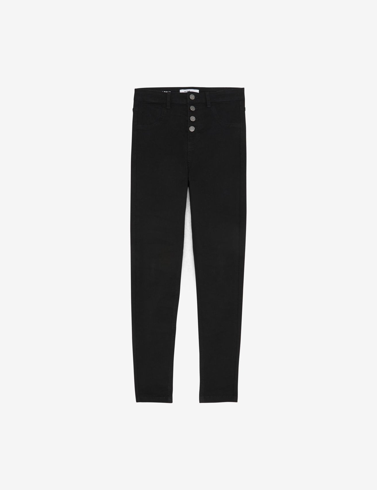 Jegging taille haute noir - Image 1