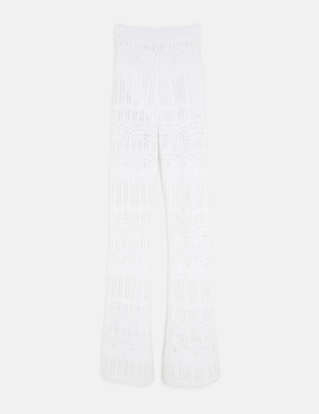 Pantalon flare crochet