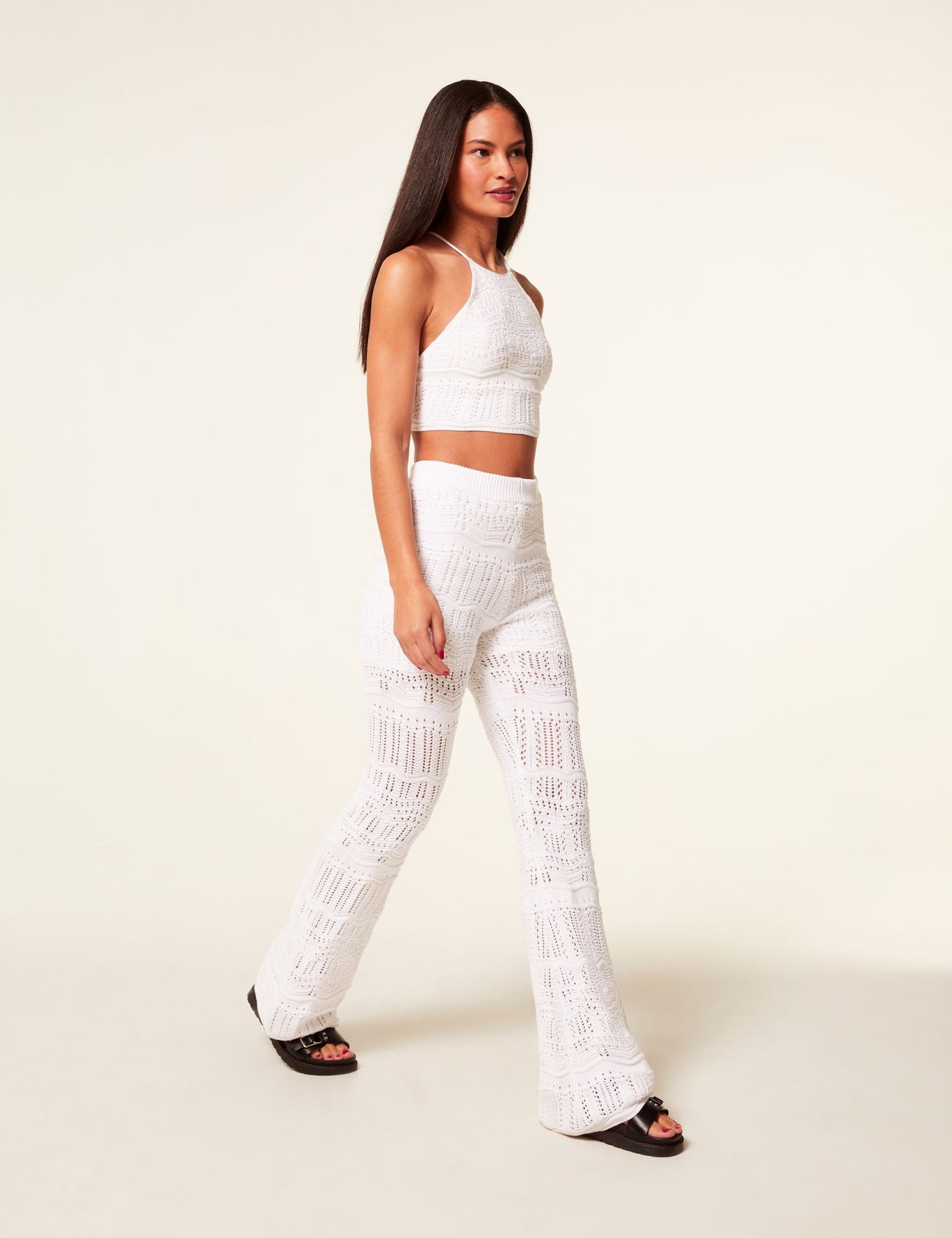 Pantalon flare crochet - Image 2