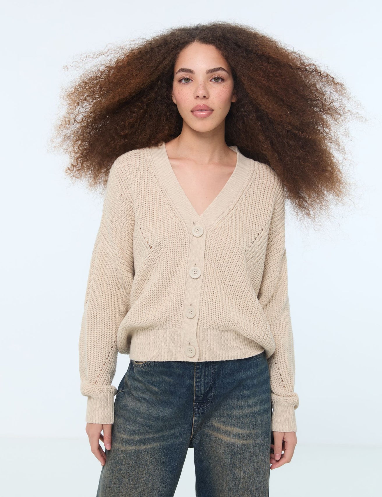 Cardigan beige - Image 1