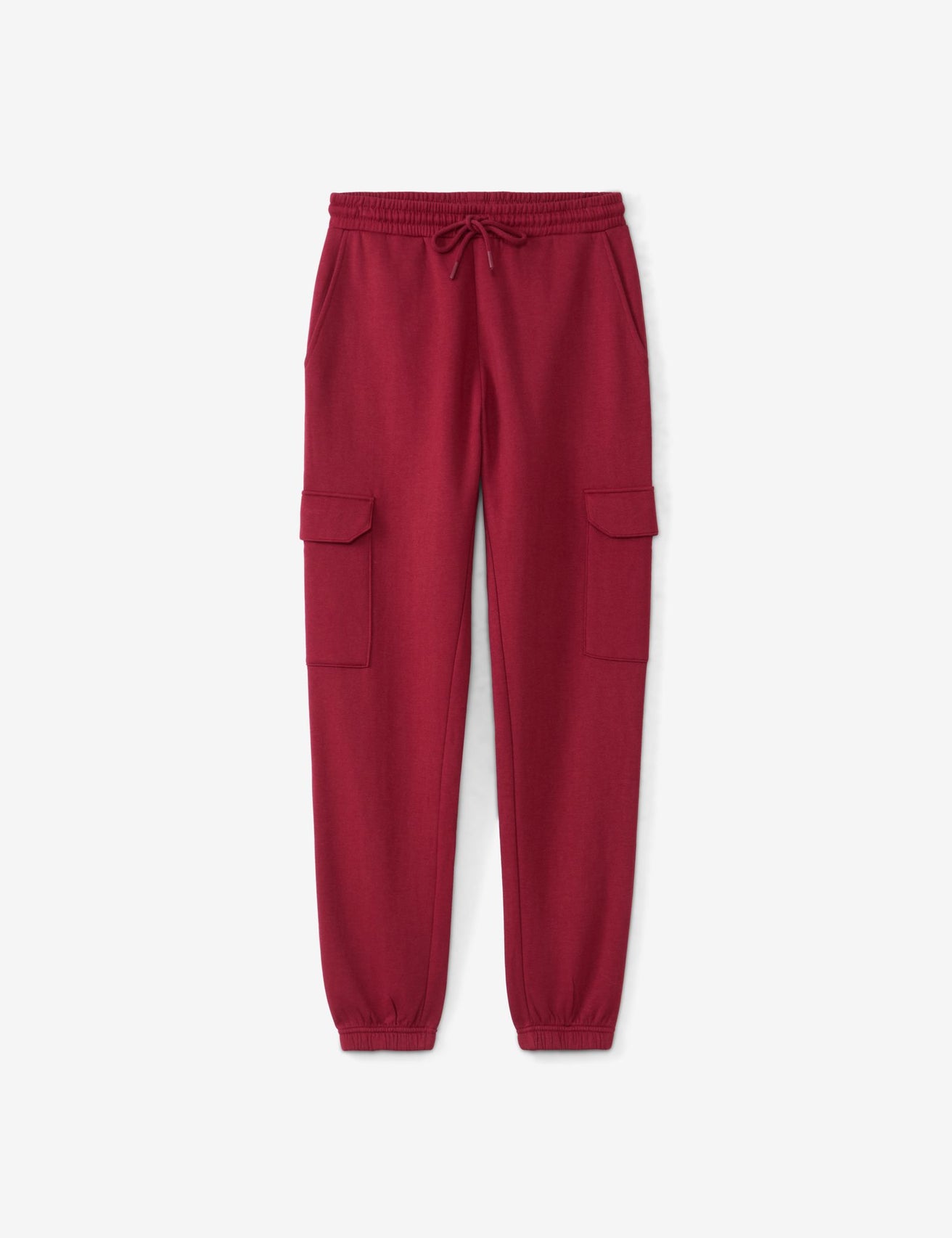 Jogging cargo rouge foncé - Image 1