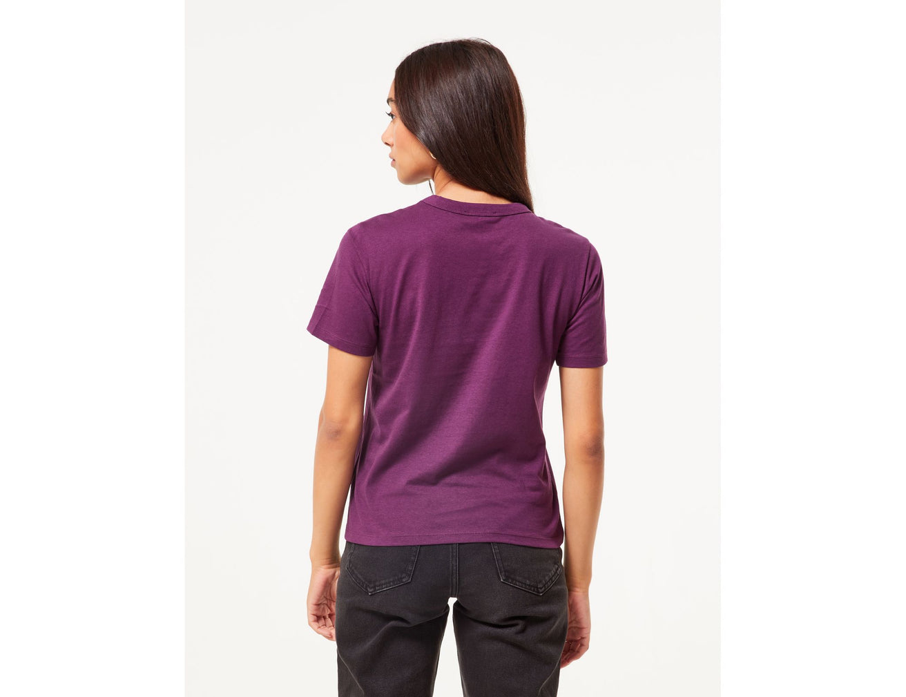 T-shirt basic prune - Image 2