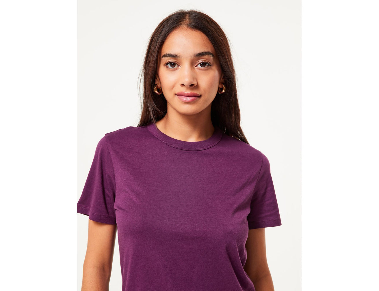 T-shirt basic prune - Image 4