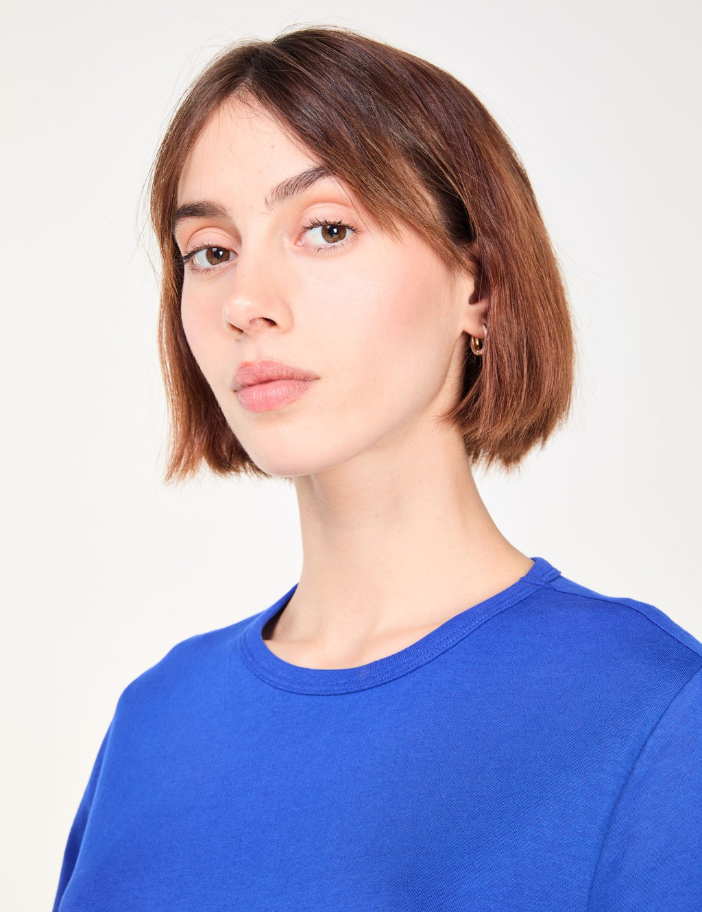 T-shirt bleu indigo basic