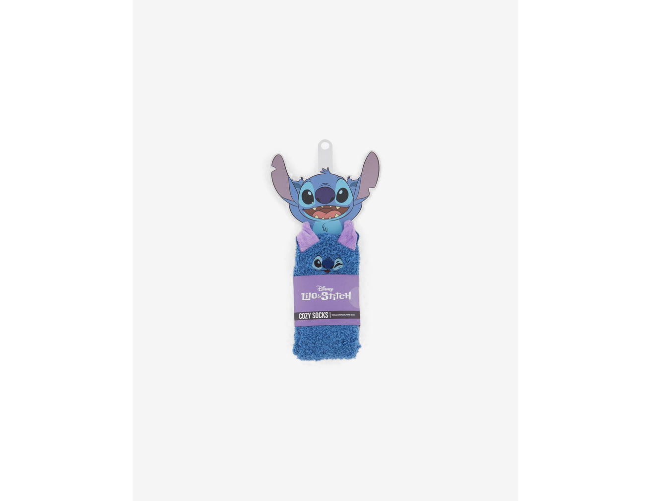 Chaussettes duveteuses Disney Stitch - Image 1