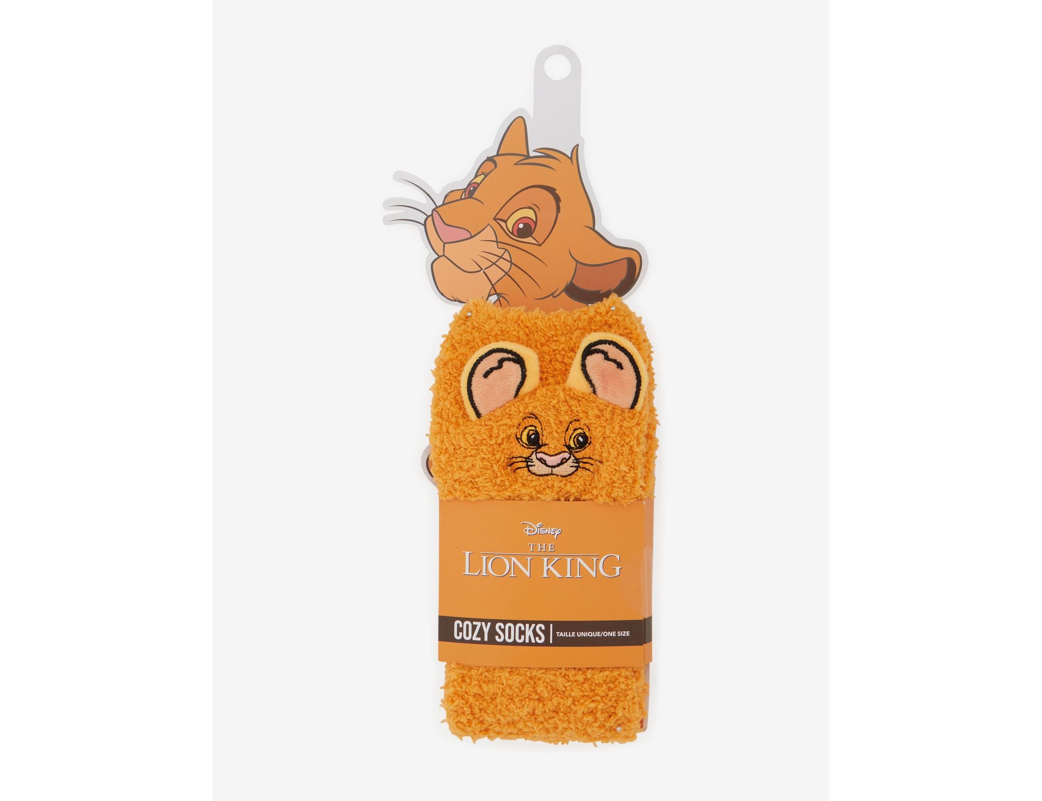 Chaussettes duveteuses Disney Roi Lion