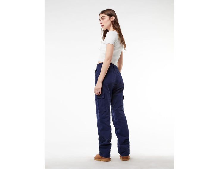 Pantalon cargo bleu marine