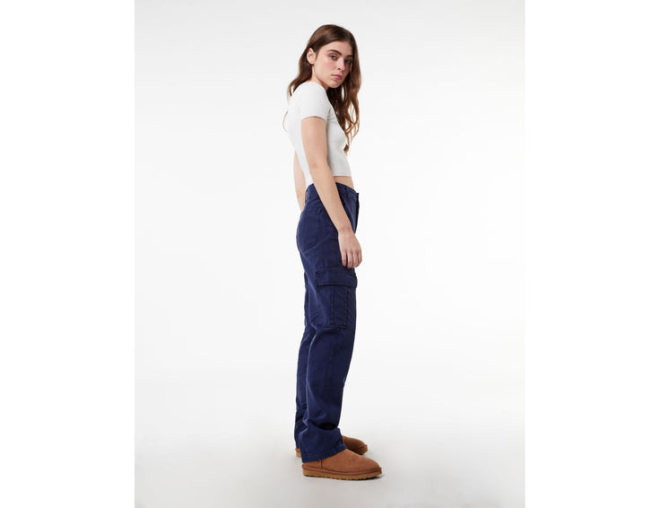 Pantalon cargo bleu marine