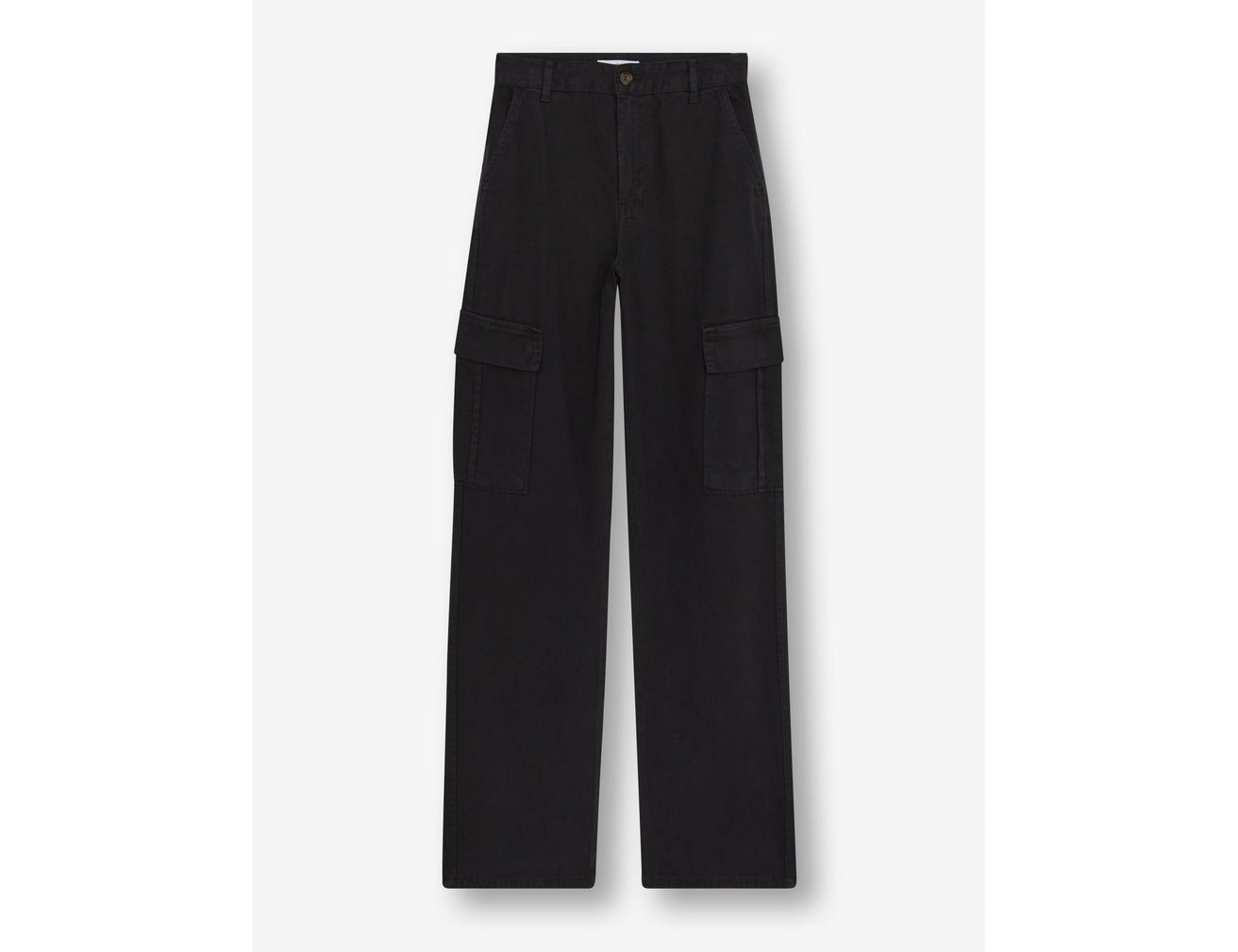 Pantalon cargo noir - Image 1