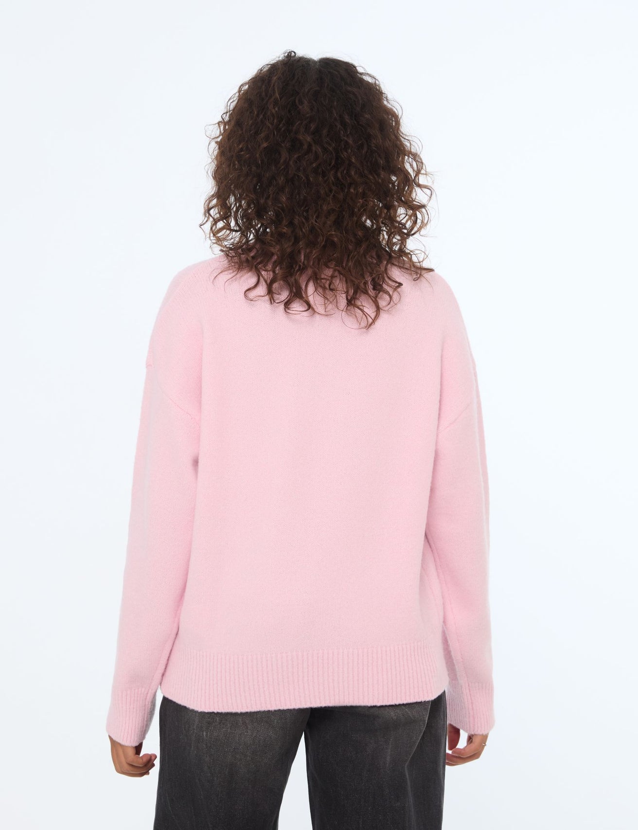 Pull en maille rose - Image 2