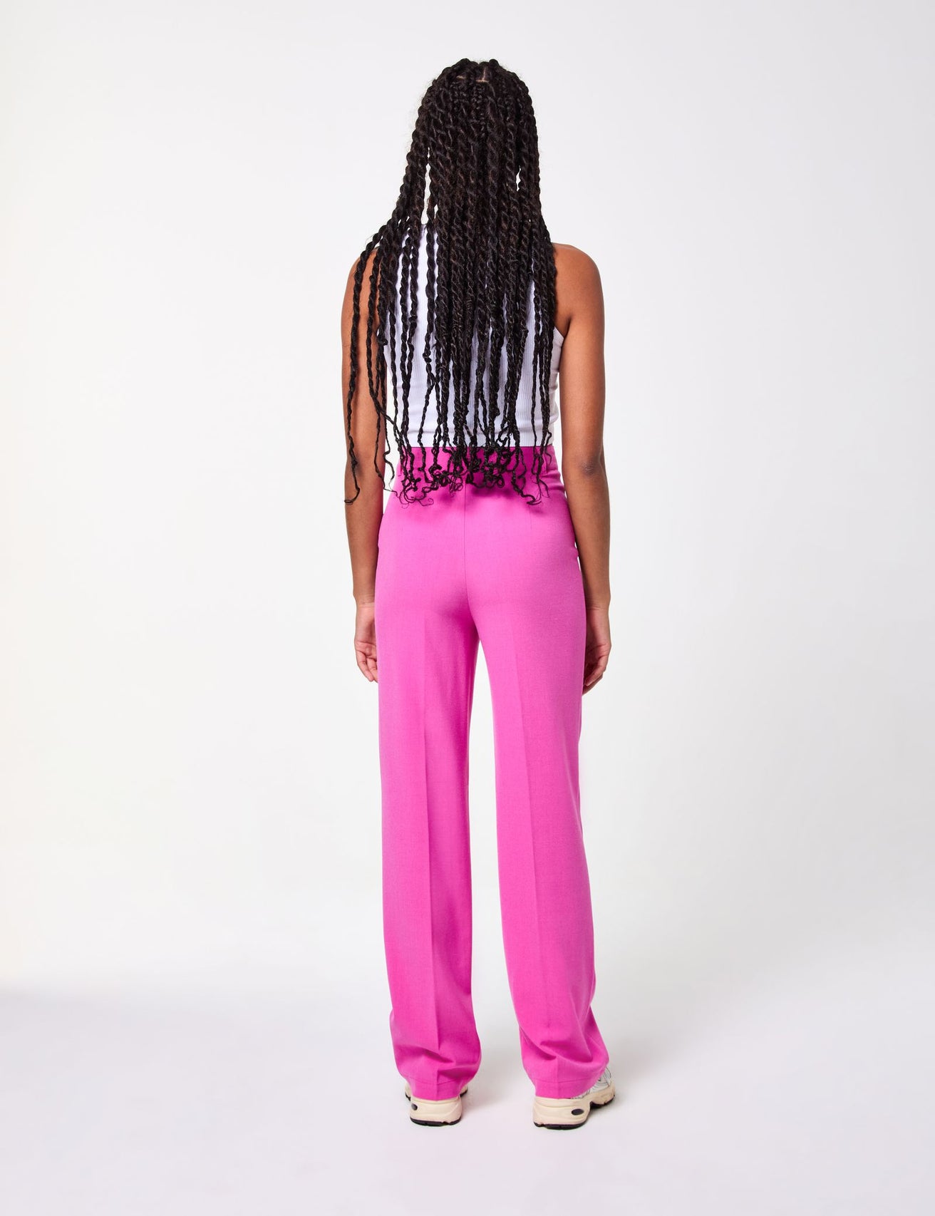 Pantalon palazzo rose vif - Image 2