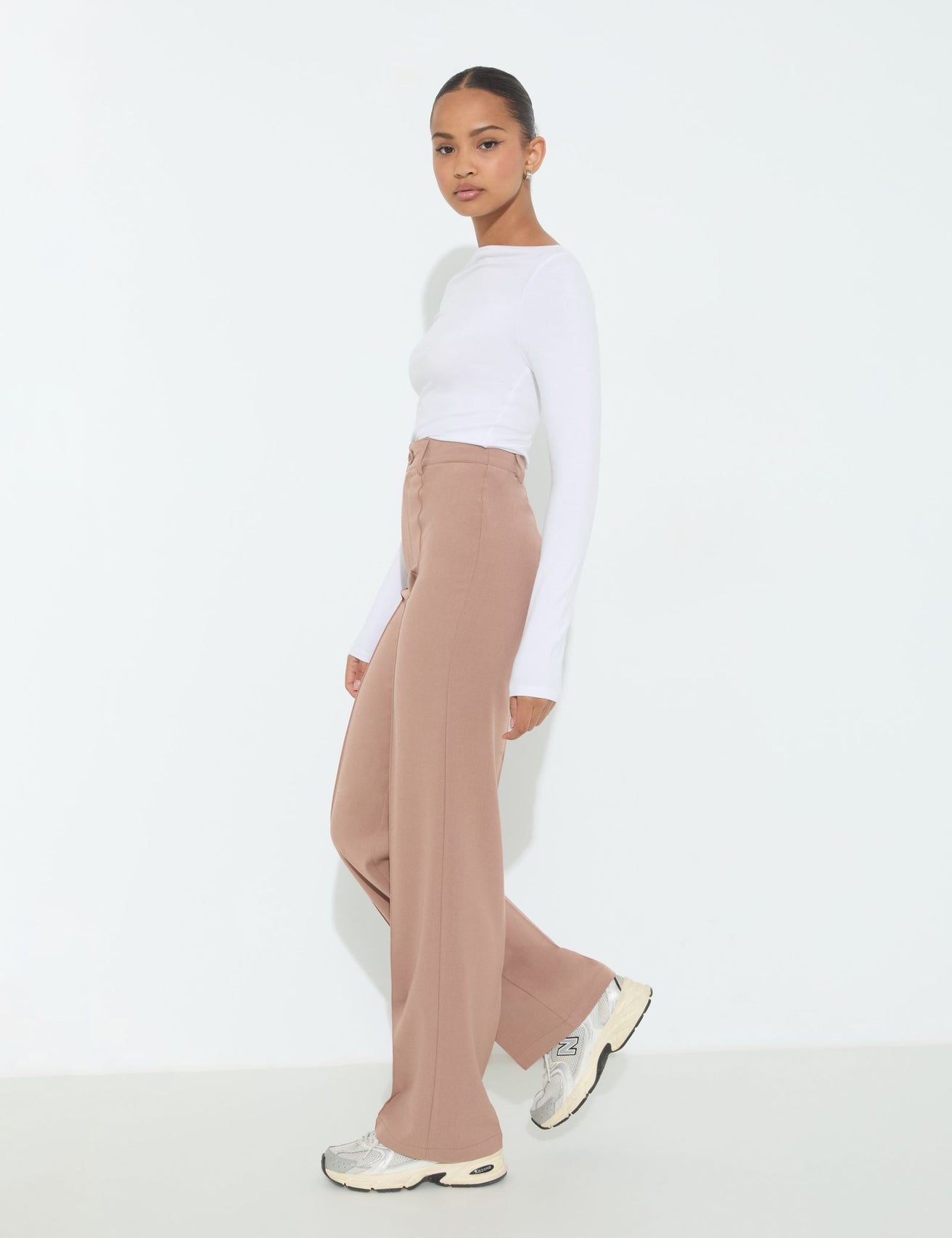 Pantalon palazzo camel - Image 1