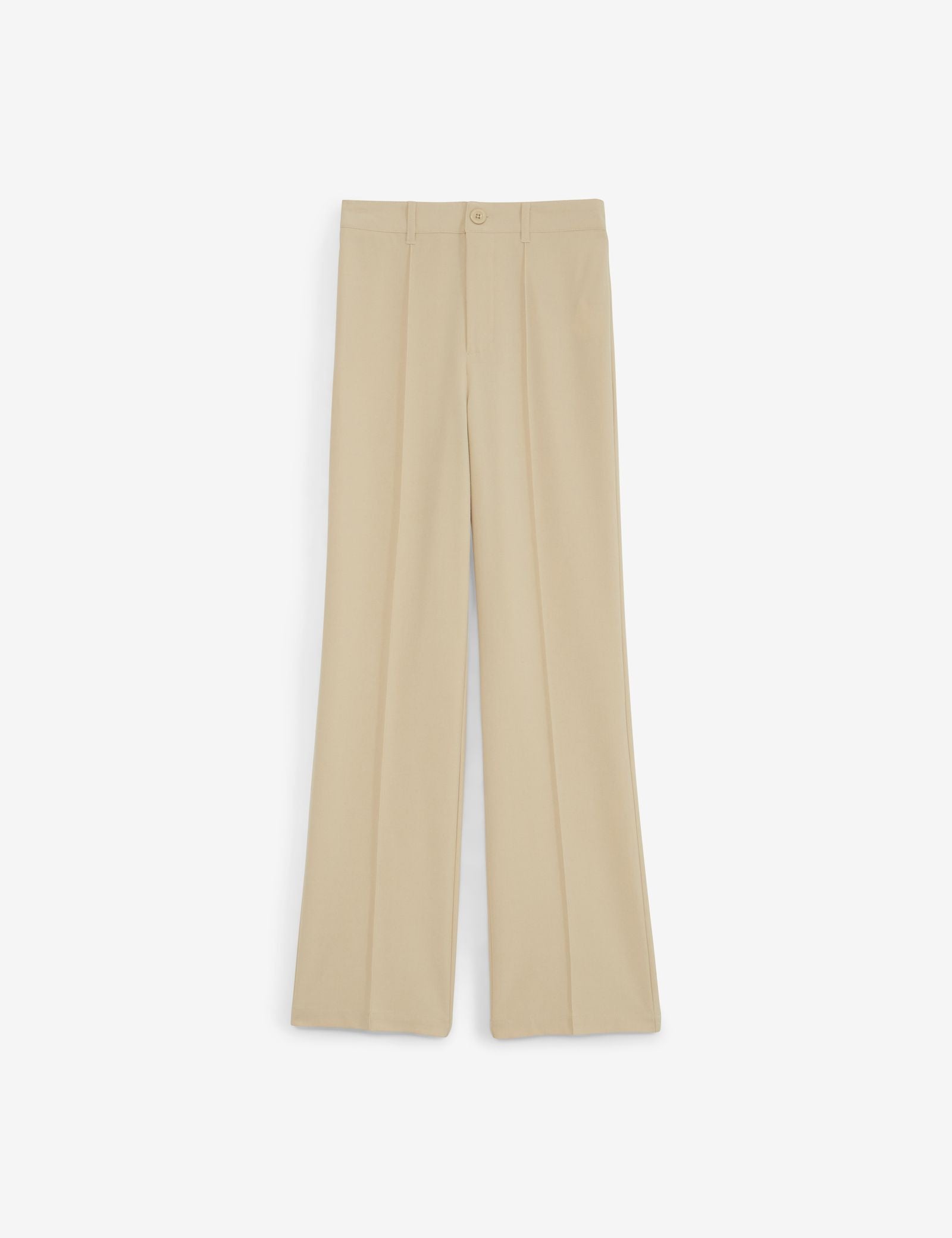 Pantalon palazzo beige foncé