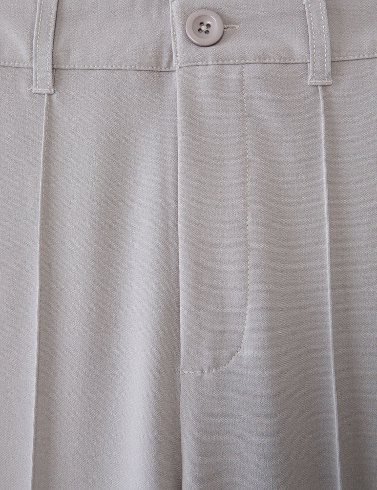 Pantalon palazzo gris moyen