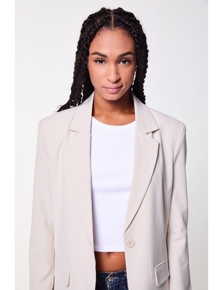 Veste blazer crème