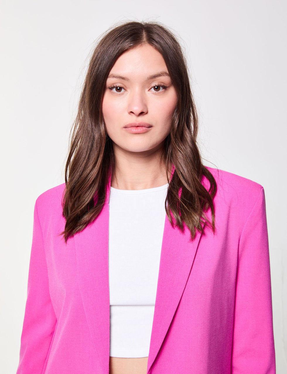 Veste blazer rose vif