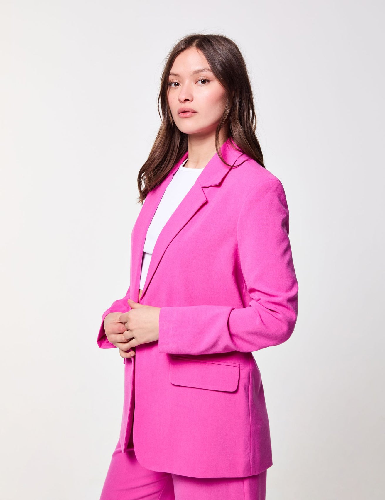 Veste blazer rose vif - Image 4