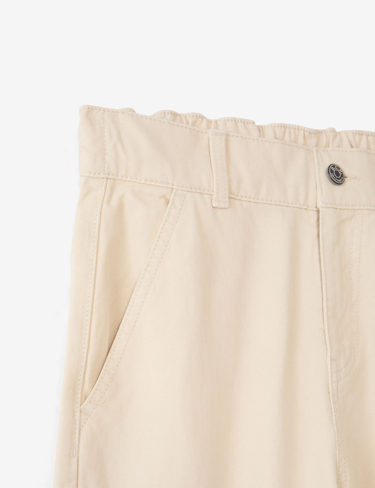 Pantalon cargo jogger crème - Image 2