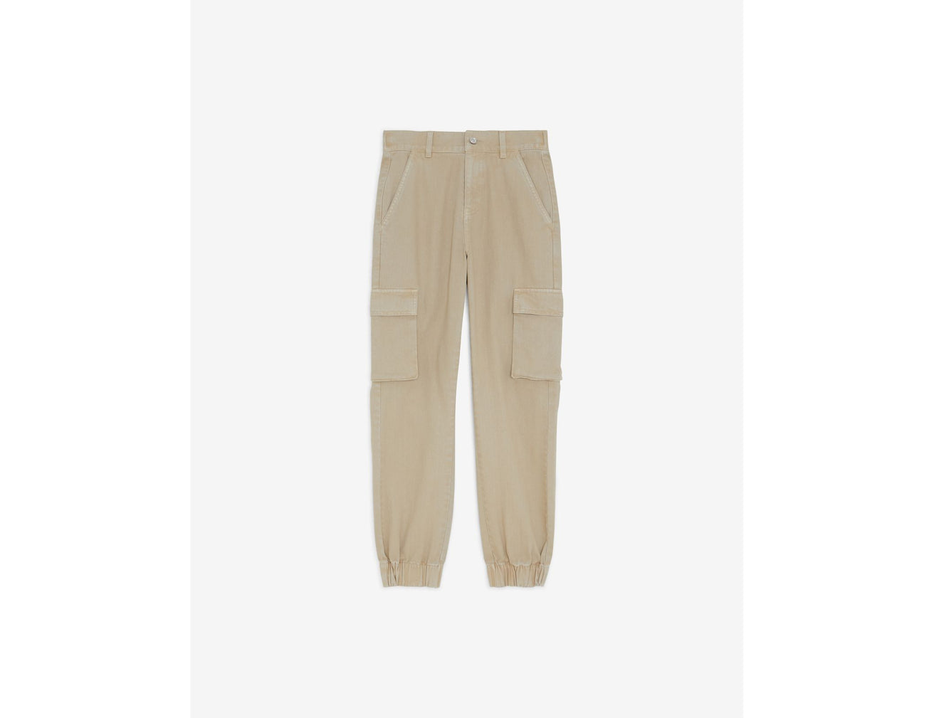 Pantalon cargo jogger beige - Image 6