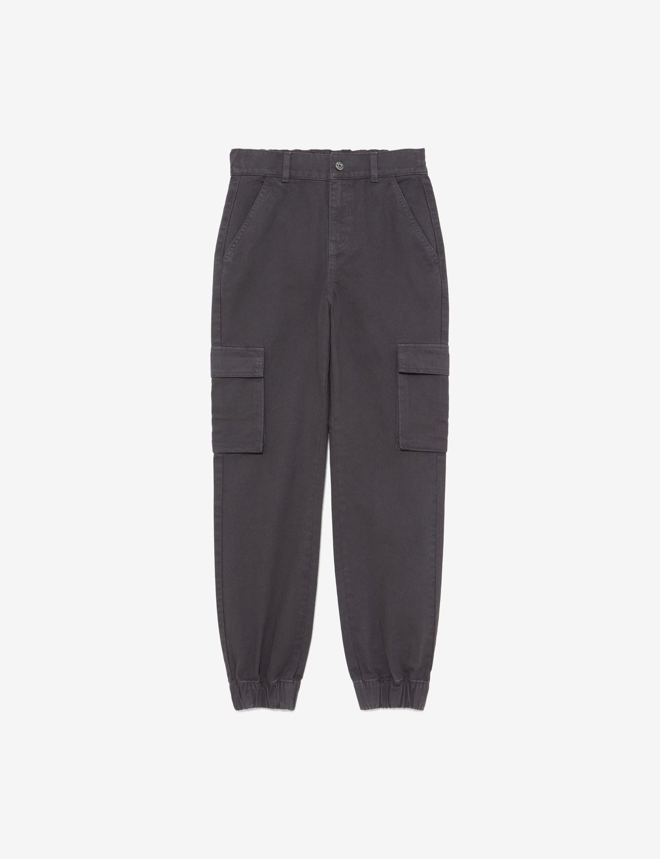 Pantalon cargo jogger gris foncé - Image 1