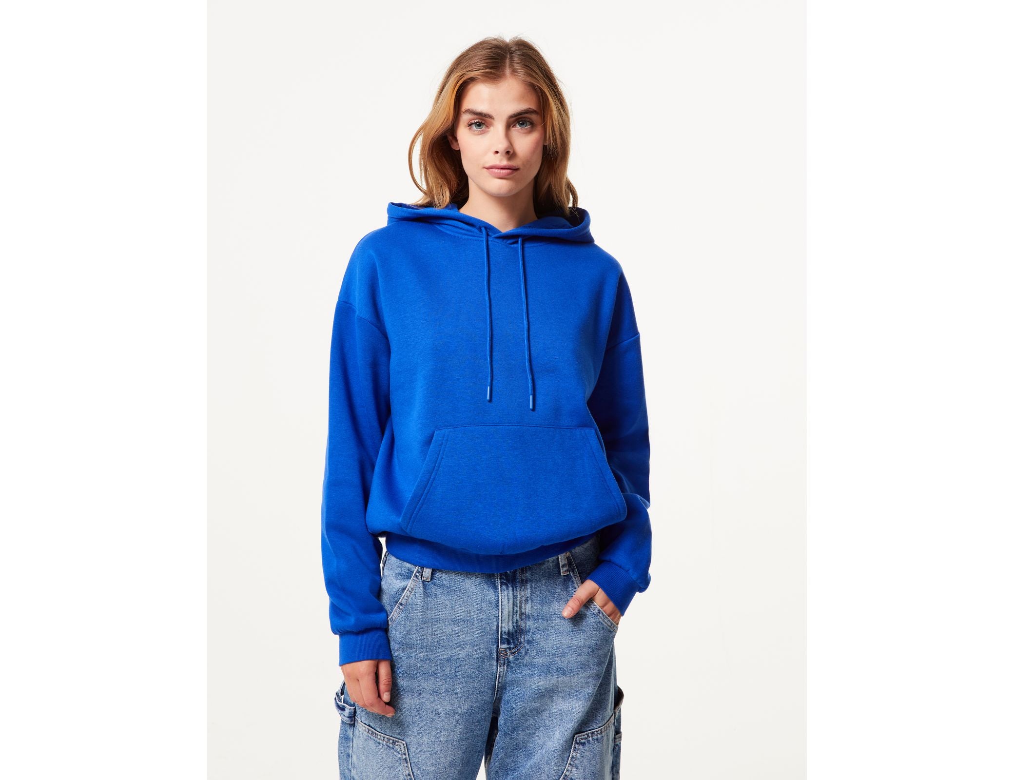 Sweat oversize bleu indigo