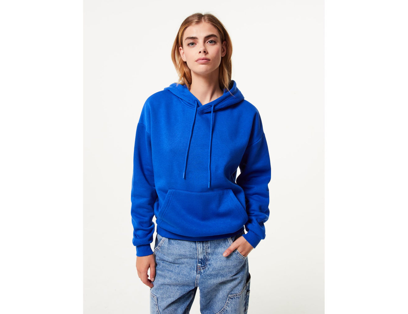 Sweat oversize bleu indigo - Image 4