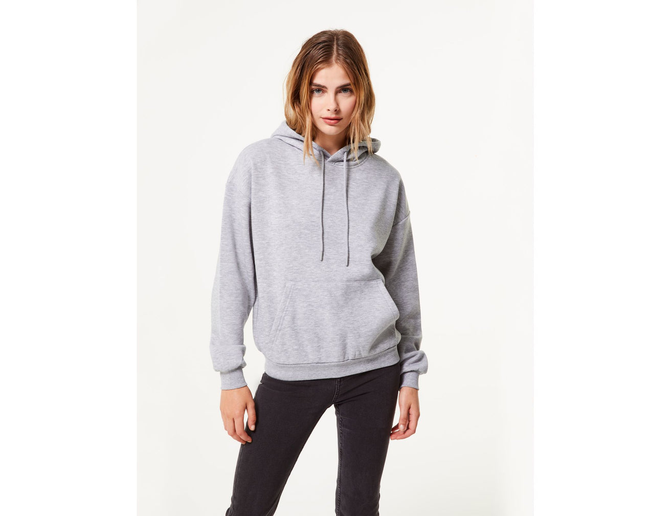 Sweat oversize gris - Image 1