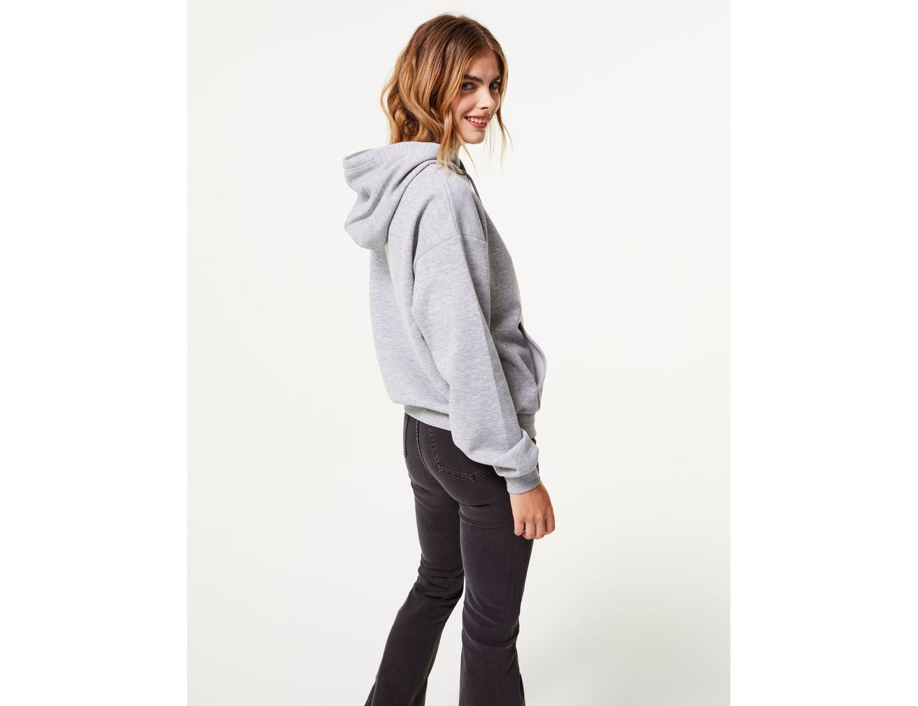 Sweat oversize gris - Image 2