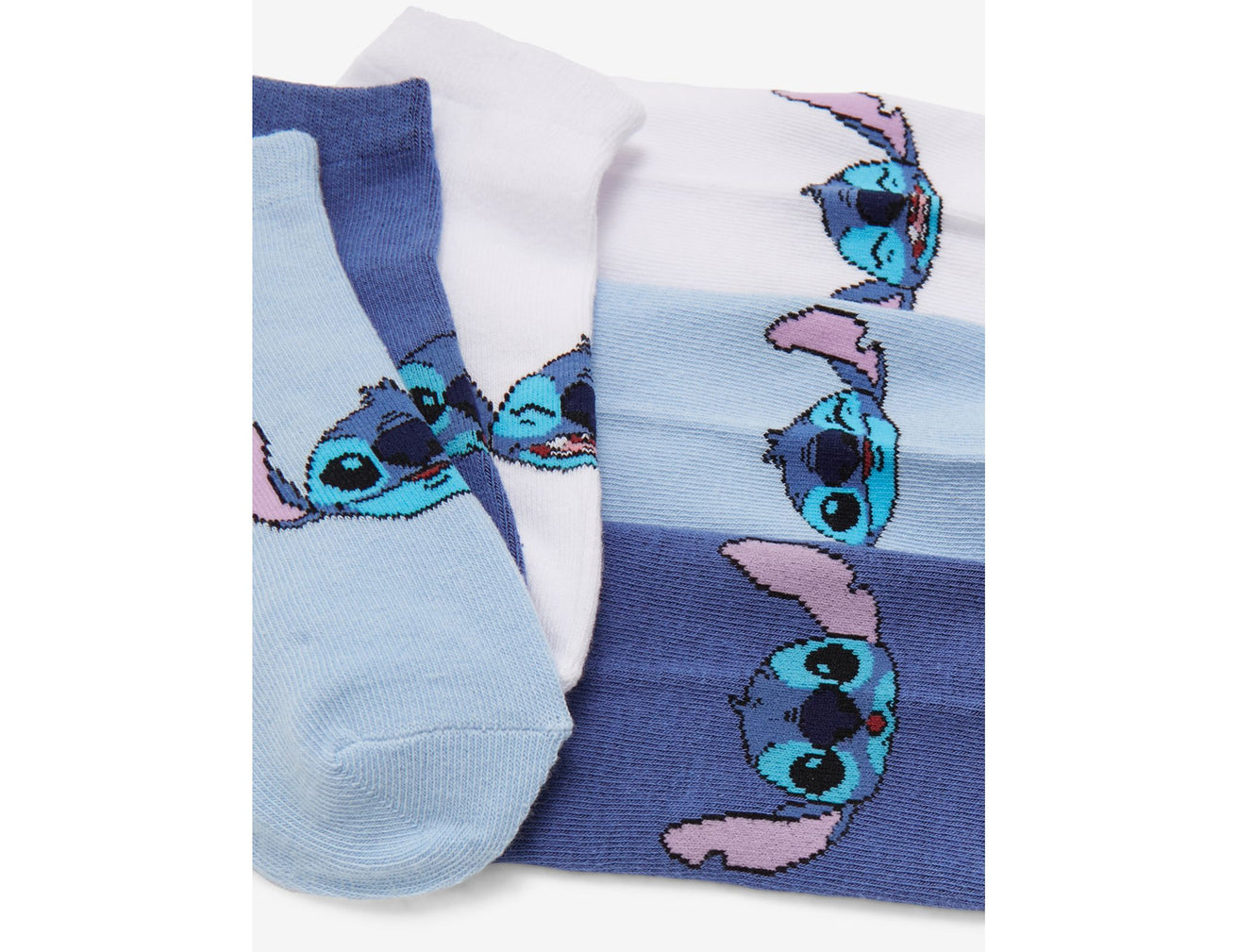 Chaussettes Disney Stitch bleues et blanches - Image 2