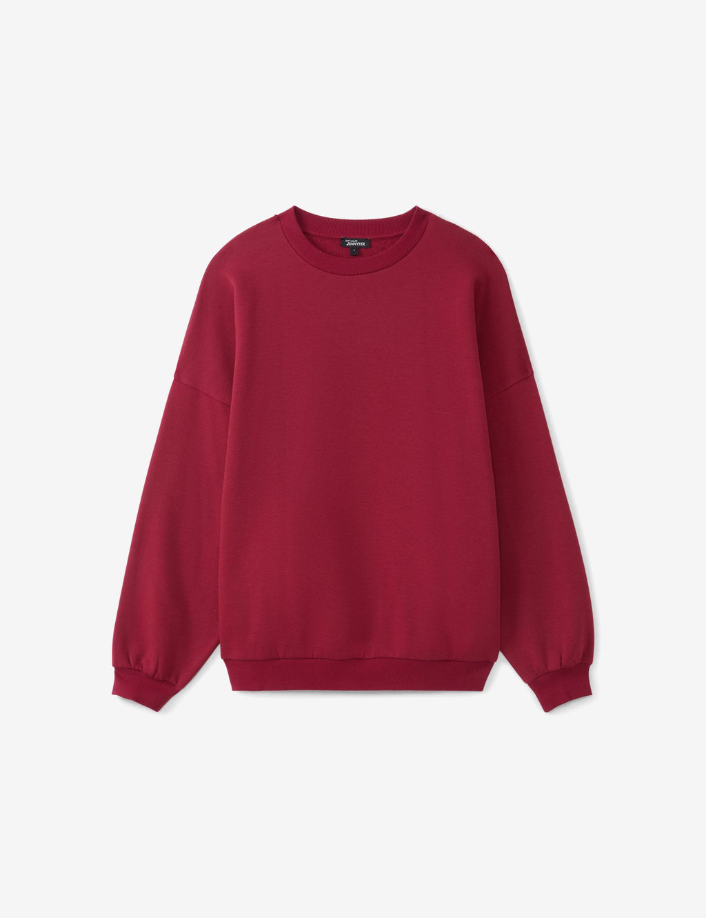 Sweat oversize rouge foncé