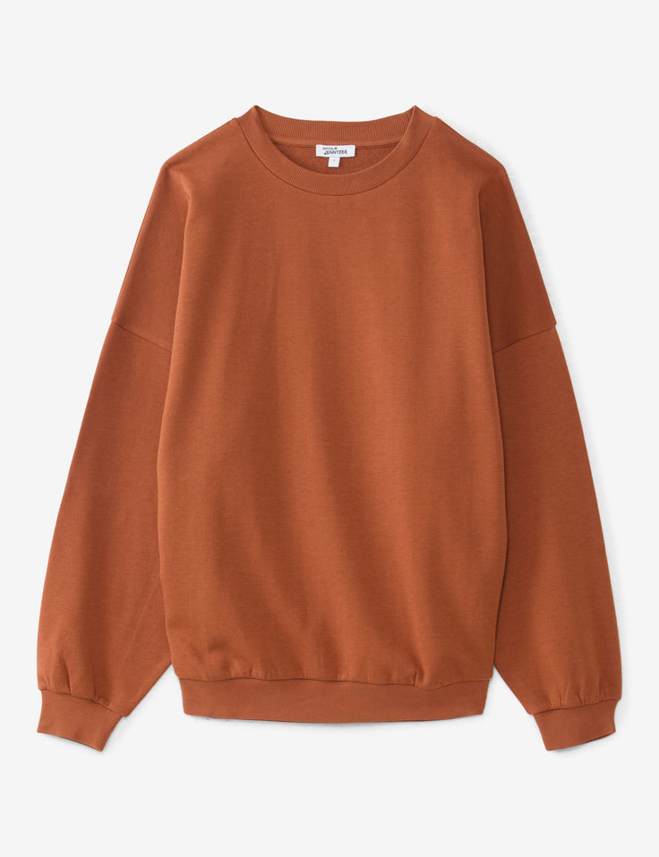 Sweat oversize camel