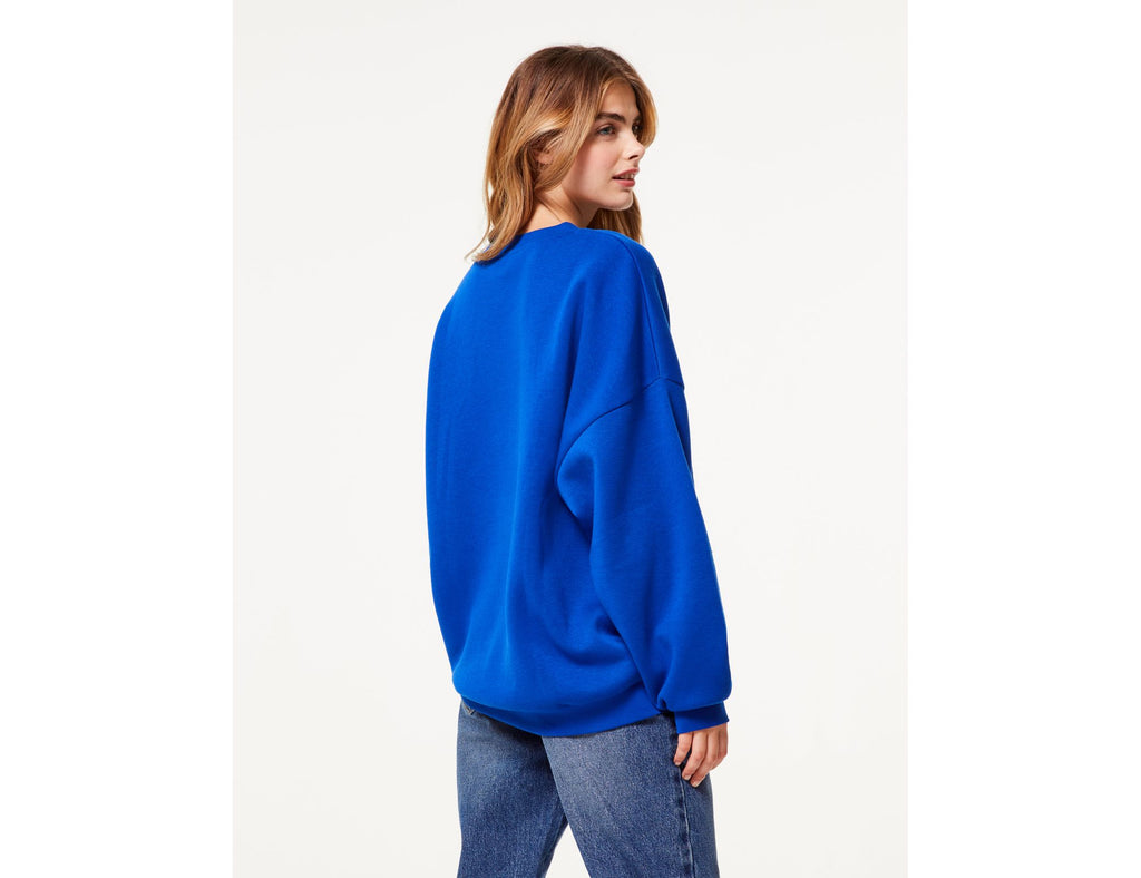 Sweat oversize bleu indigo