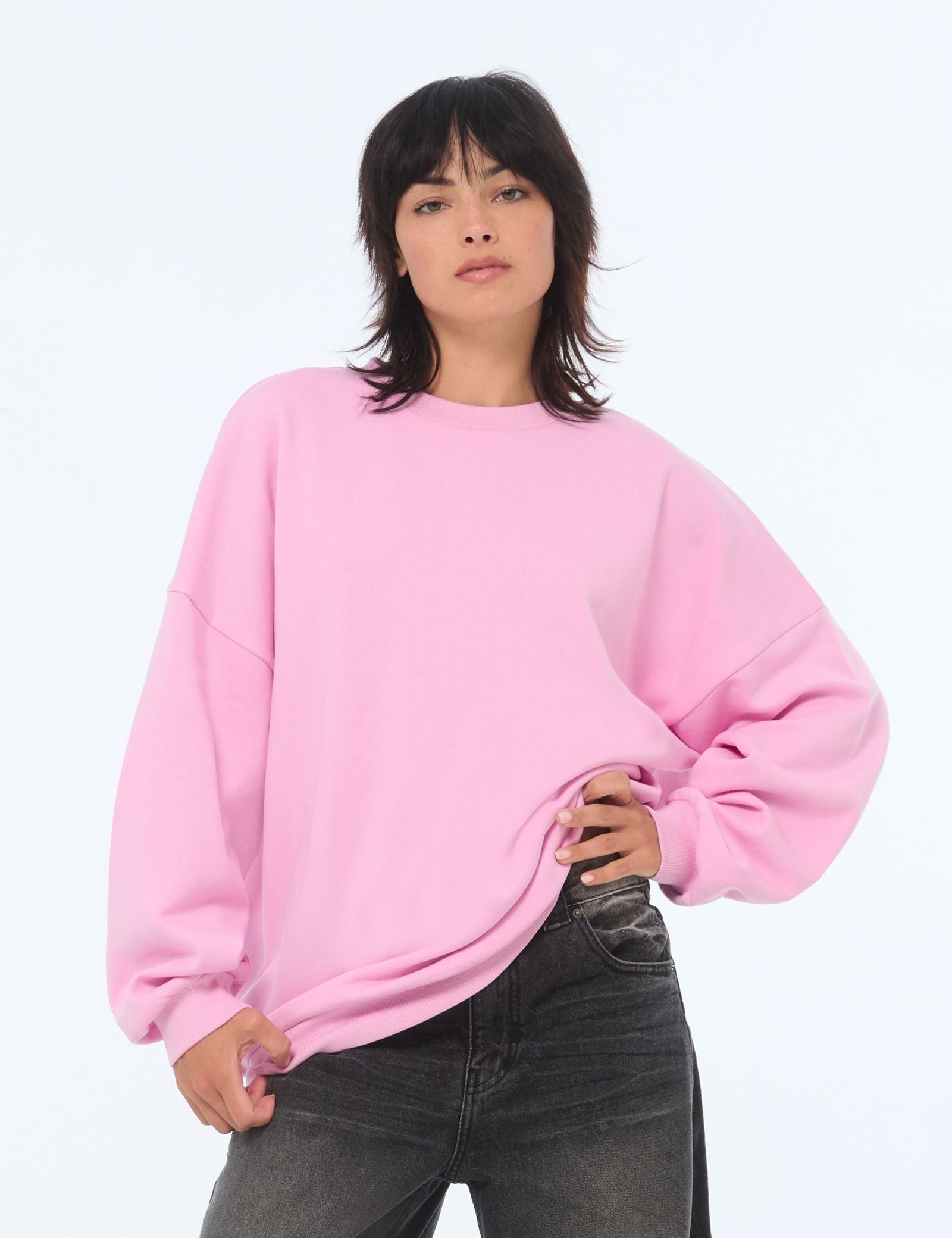 Sweat oversize lavande