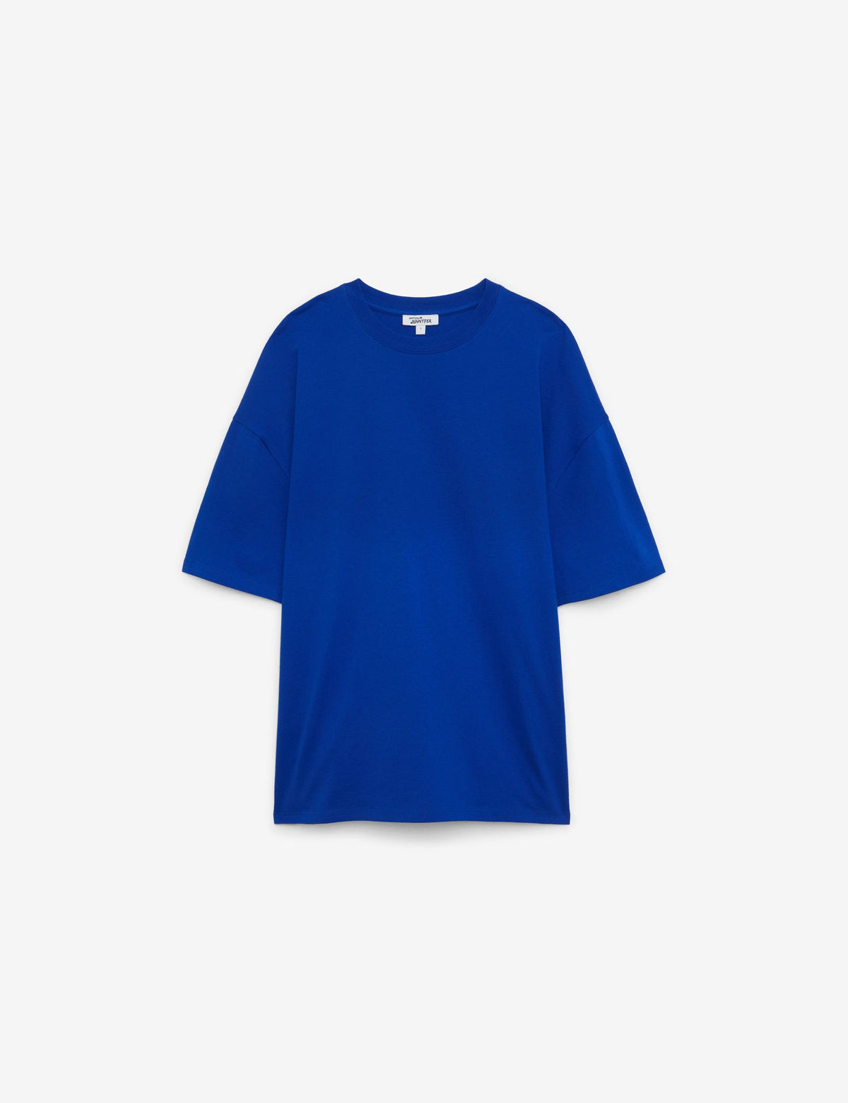 T-shirt basic oversize bleu indigo