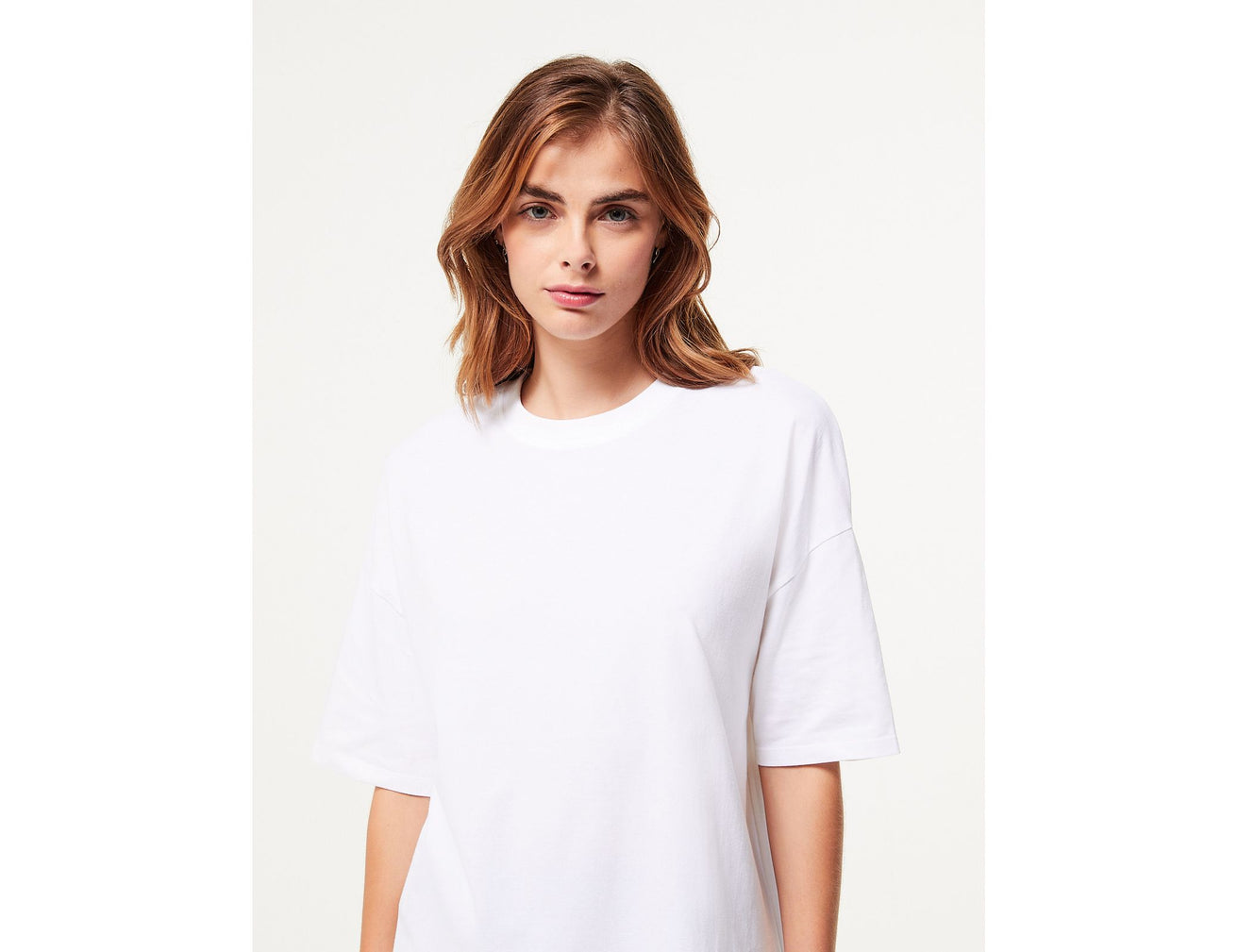 T-shirt oversize blanc - Image 4