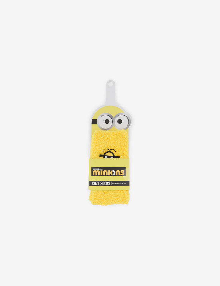 Chaussettes cozy socks Minions jaunes