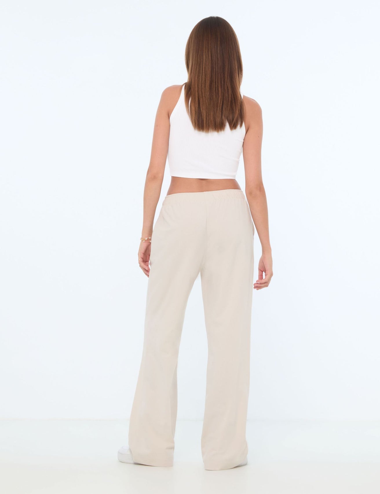 Pantalon fluide crème - Image 2