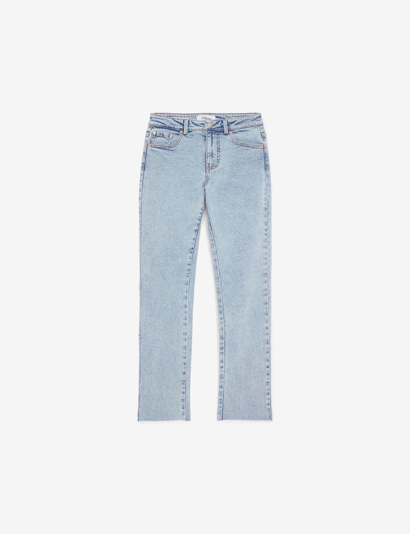 Jean bleu coupe slim mom - Image 2