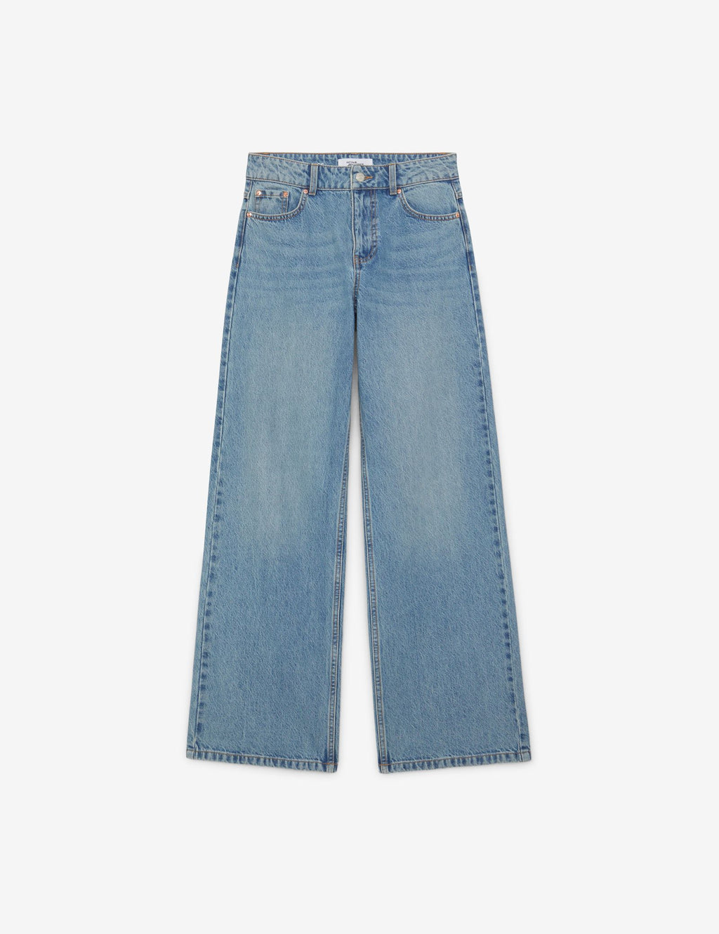 Jean wide leg bleu ciel