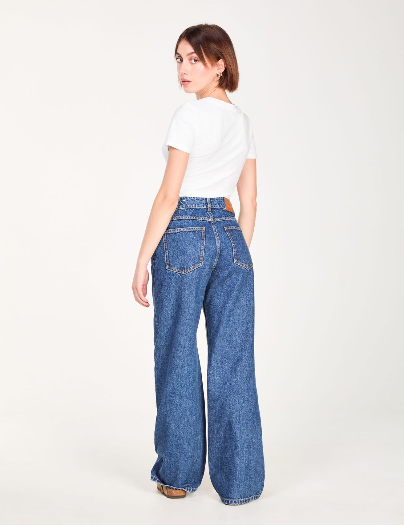 Jean wide leg bleu - Image 2