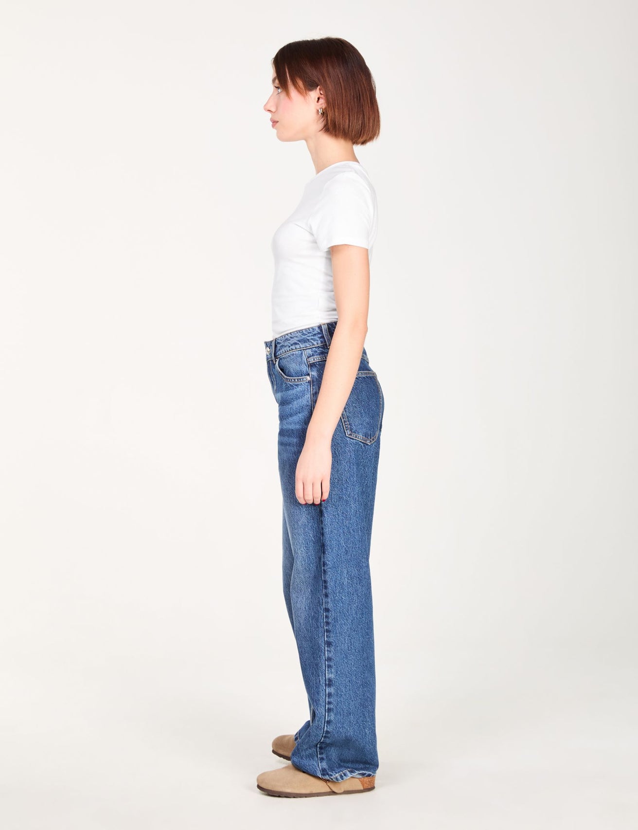 Jean wide leg bleu - Image 3